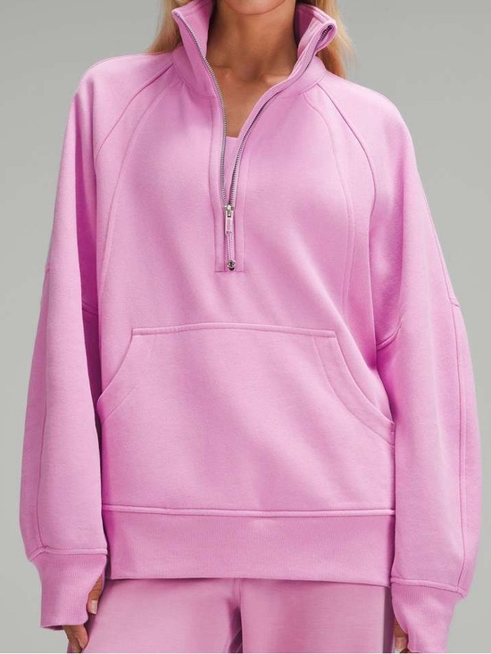 lululemon athletica Tops - Lululemon XS/S Scuba Oversized Funnel Neck Half Zip Long
